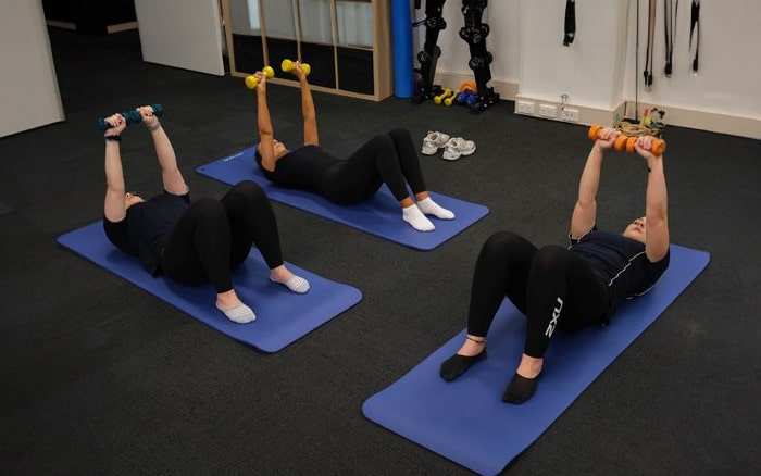 Physical Therapy class at Active Health Clinic