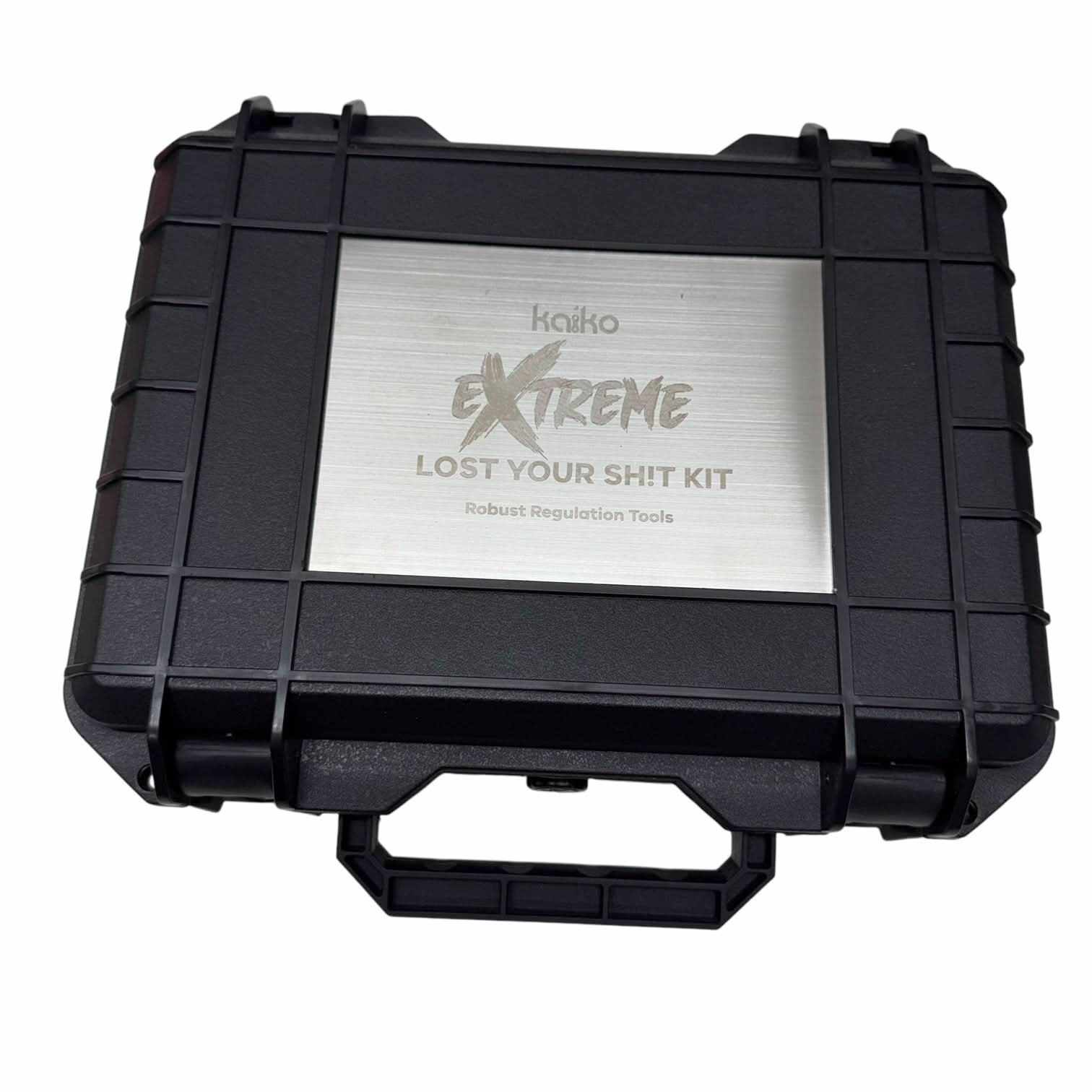 Extreme Lost Your Sh!t Kit, eight fidget tools in a black hard case