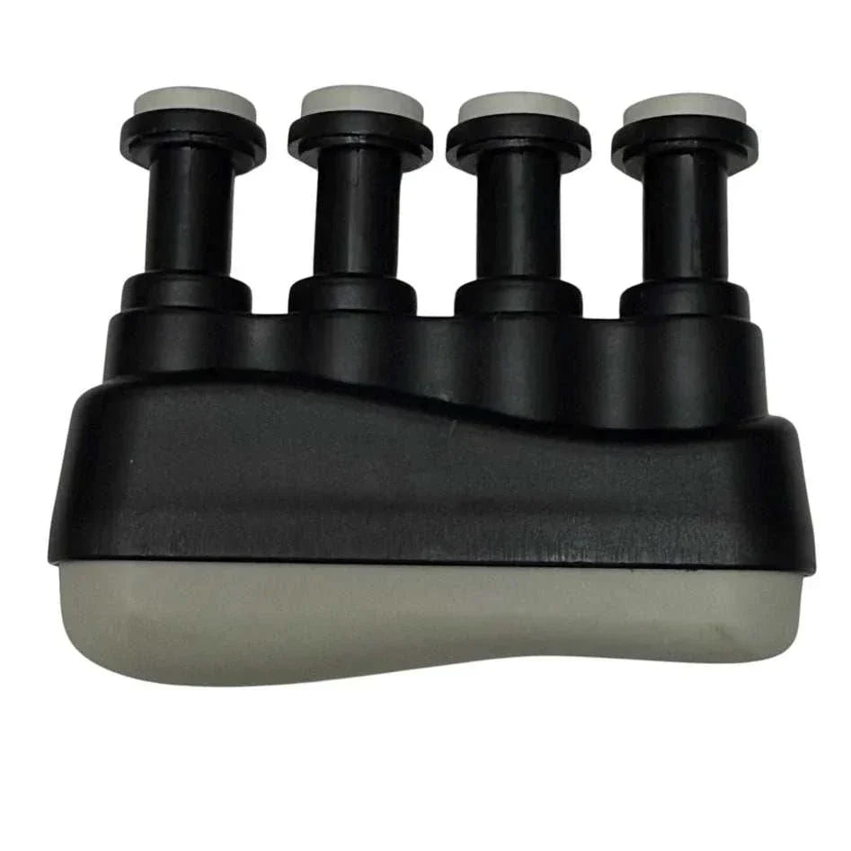 Adjustable finger exerciser tool for hand strength and fidget kit use