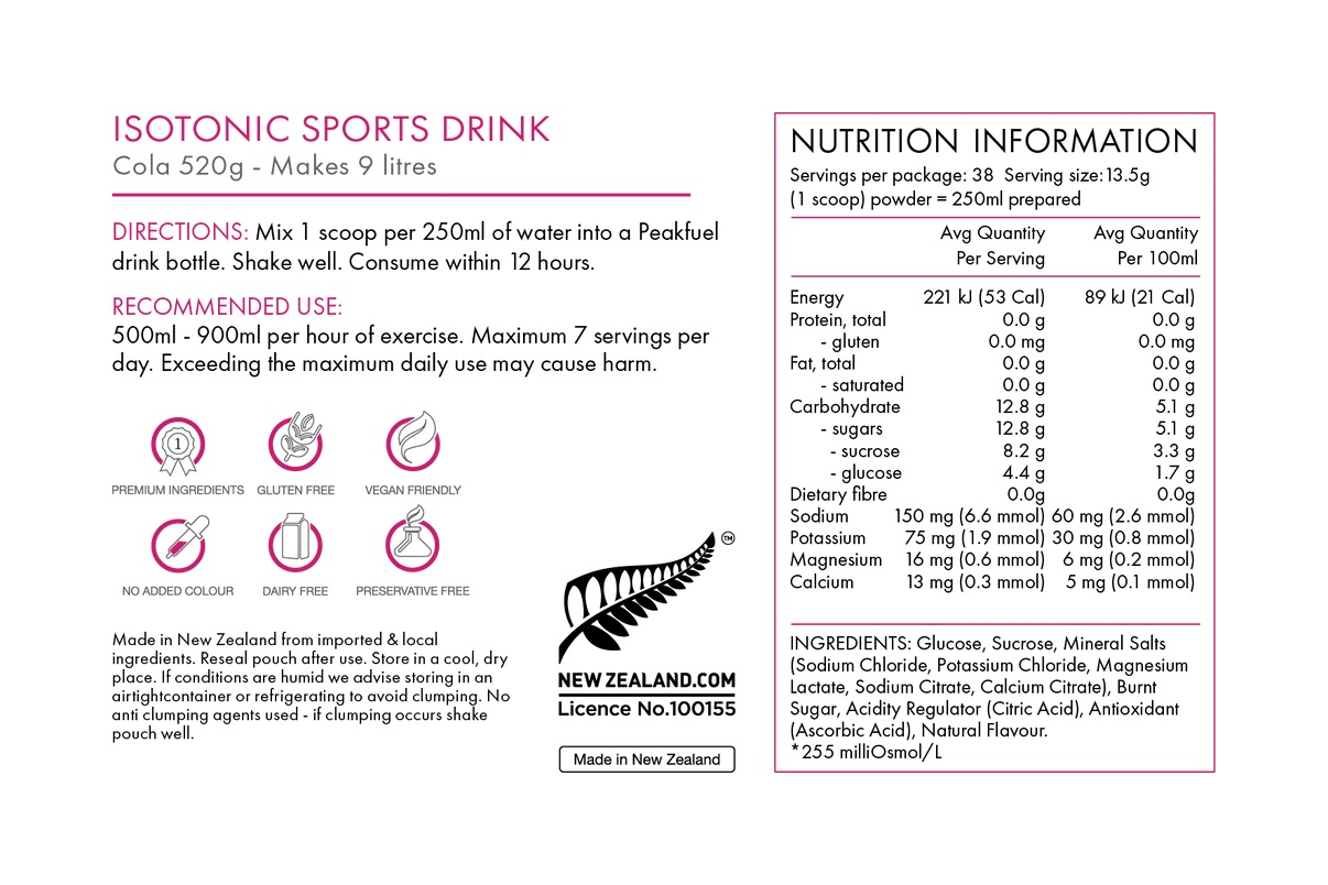 PeakFuel Electrolytes 