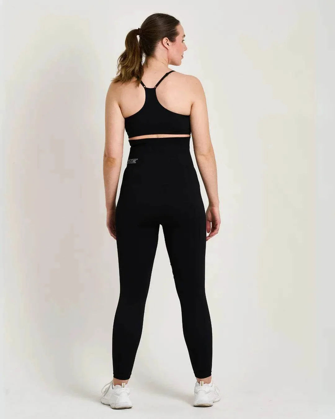 Supacore POTS Compression Leggings with medical-grade support, in black, back view.