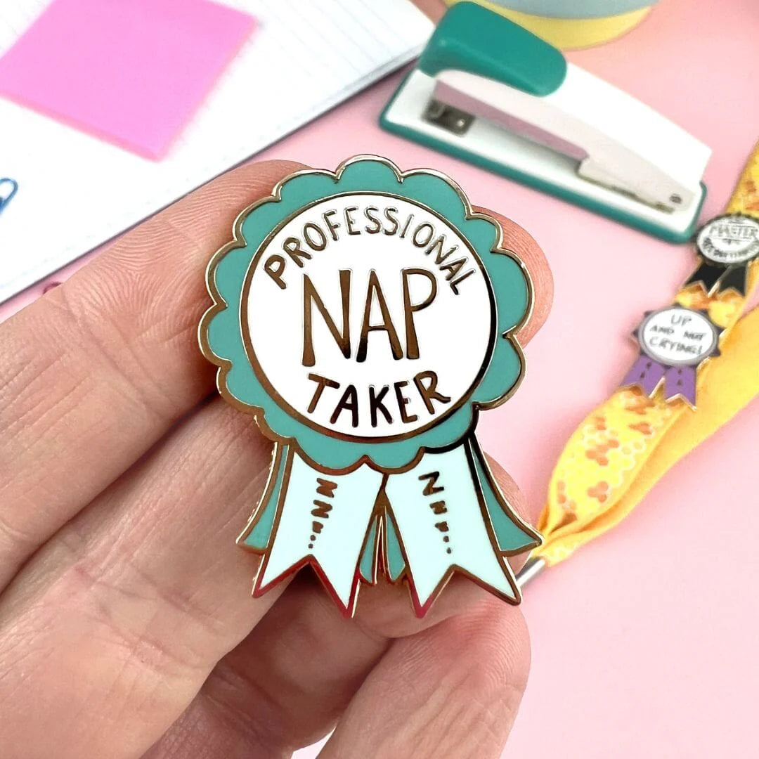 Professional Nap Taker Lapel Pin