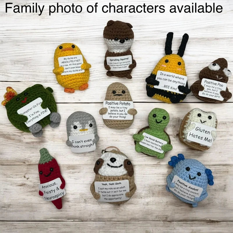 Mini Hand Crochet Plush Animals