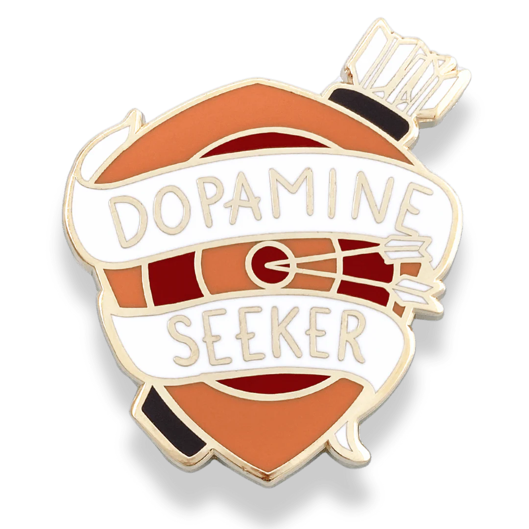 Dopamine Seeker Lapel Pin