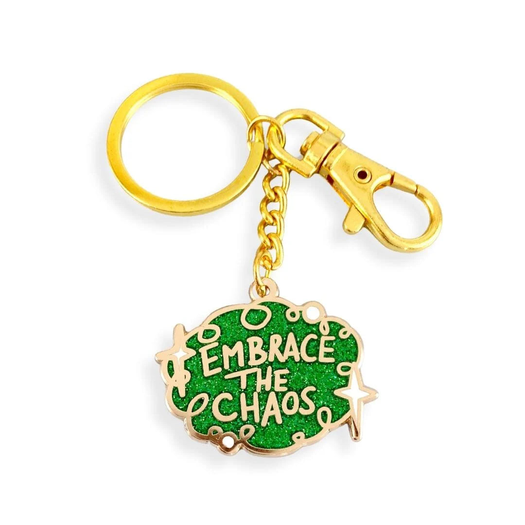 Embrace The Chaos Keychain