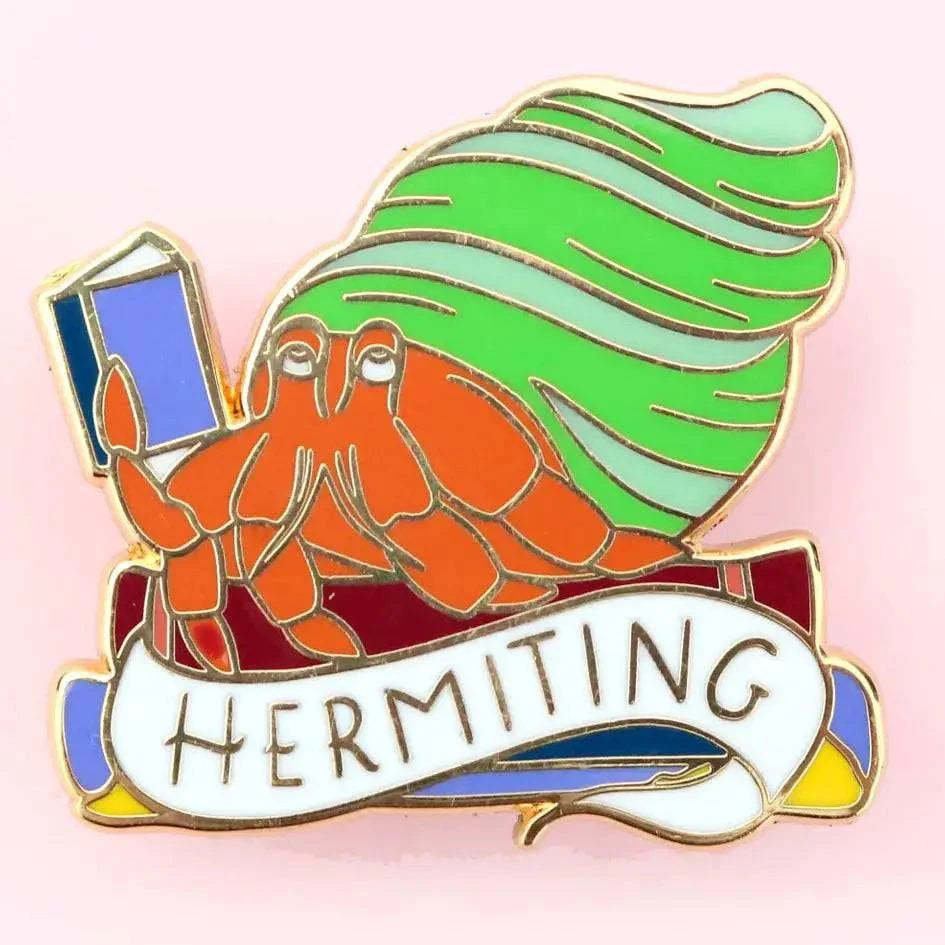 Hermiting Crab Lapel Pin  for hermits