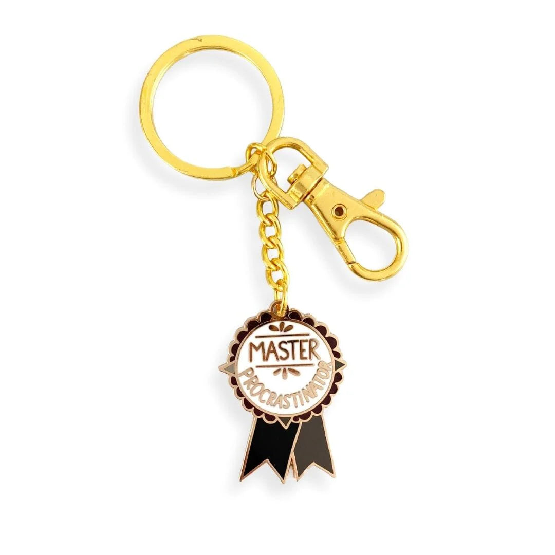 Master Procrastinator Keychain